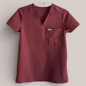 FIGS Catarina One Pocket Technical Collection Scrub Top Size XXS